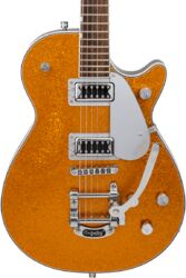 Single-cut-e-gitarre Gretsch G5230T Electromatic Jet FT Single-Cut Bigsby - Gold sparkle