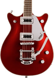 Double cut e-gitarre Gretsch G5232T Electromatic Double Jet FT with Bigsby - Firestick red