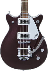 Double cut e-gitarre Gretsch G5232T Electromatic Double Jet FT with Bigsby - Dark cherry metallic