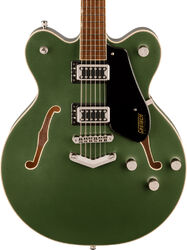G5622 Electromatic Center Block Double-Cut with V-Stoptail - olive metallic