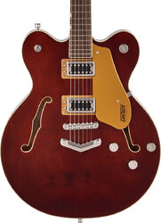 Semi-hollow e-gitarre Gretsch G5622 Electromatic Center Block Double-Cut with V-Stoptail - Aged walnut