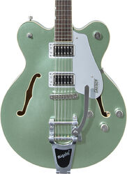 Semi-hollow e-gitarre Gretsch G5622T Electromatic Center Block Double-Cut with Bigsby - Aspen green