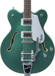 Semi-hollow e-gitarre Gretsch G5622T Electromatic Center Block Double-Cut with Bigsby - Georgia green
