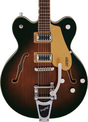 Semi-hollow e-gitarre Gretsch G5622T Electromatic Center Block Double-Cut with Bigsby - Single barrel burst