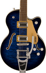 Semi-hollow e-gitarre Gretsch G5655T-QM Electromatic Center Block Jr. Single-Cut - Hudson sky