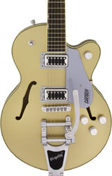Semi-hollow e-gitarre Gretsch G5655T Electromatic Center Block Jr. Single-Cut Bigsby - Casino gold
