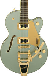 Semi-hollow e-gitarre Gretsch G5655TG Electromatic Center Block Jr. - Aspen green