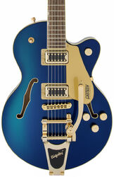 Semi-hollow e-gitarre Gretsch G5655TG Electromatic Center Block Jr. - Azure metallic