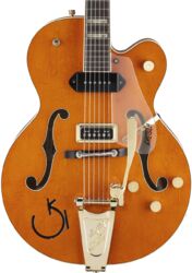 Hollowbody e-gitarre Gretsch G6120 Eddie Cochran Signature - Western maple stain