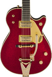 Single-cut-e-gitarre Gretsch Professional G6129TG-59VS Ltd (Japan) - red sparkle