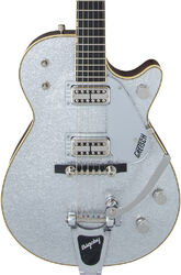 Single-cut-e-gitarre Gretsch Professionnal G6129T-59 Vintage Select ’59 Silver Jet Bigsby (Japan) - Silver sparkle