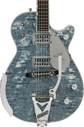 Single-cut-e-gitarre Gretsch Professionnal G6134T-58 Penguin Bigsby Ltd (Japan) - light blue pearl