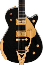 Single-cut-e-gitarre Gretsch Professionnal G6134TG-58 1958 Custom Penguin Bigsby Ltd (Japan) - Emerald Night