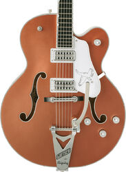 Hollowbody e-gitarre Gretsch G6136T Falcon Bigsby Professional Ltd (Japan) - Two-tone copper/sahara metallic