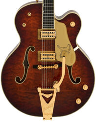 Semi-hollow e-gitarre Gretsch G6136TGQM-59 Falcon Limited Edition - Forge