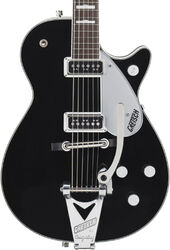 Single-cut-e-gitarre Gretsch George Harrison G6128T-GH - Black