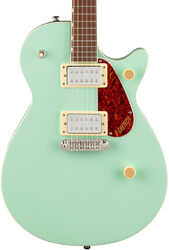 Single-cut-e-gitarre Gretsch Streamliner Jet Club Single-Cut with Wraparound - Mint metallic