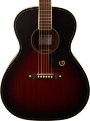 Folk-gitarre Gretsch Jim Dandy Concert - Deep Cherry Burst