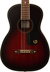 Folk-gitarre Gretsch Jim Dandy Parlor - Deep Cherry Burst