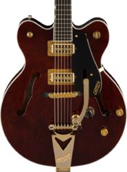 Semi-hollow e-gitarre Gretsch RS201 Studiomatic Abbey Road Ltd - Classic Walnut Stain
