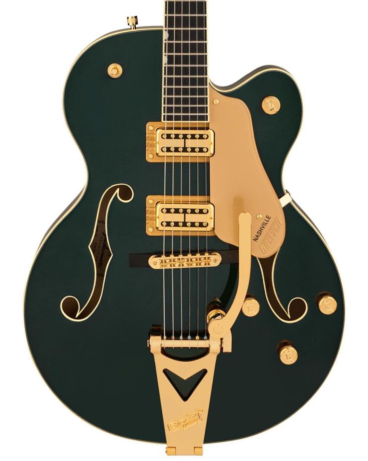 Synchromatic Nashville Hollow Body Single-Cut Bigsby - cadillac green