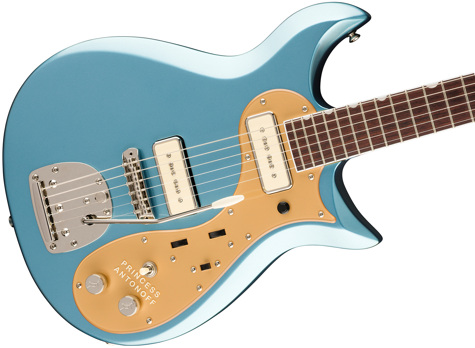 Gretsch Jack Antonoff Cvt Princess Electromatic Ltd Signature 2s Trem Rw - Mako - Double Cut E-Gitarre - Variation 2