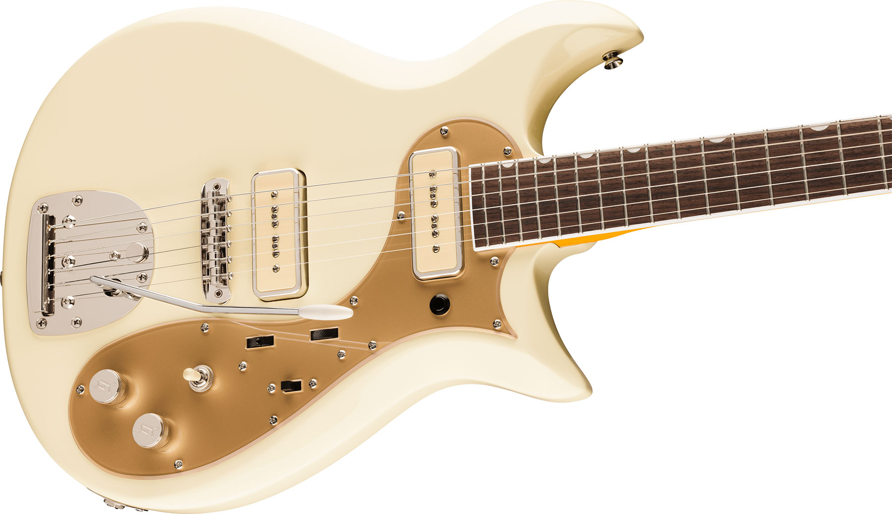 Gretsch Jack Antonoff Cvt Princess Electromatic Ltd Signature 2s Trem Rw - Vintage White - Signature-E-Gitarre - Variation 2