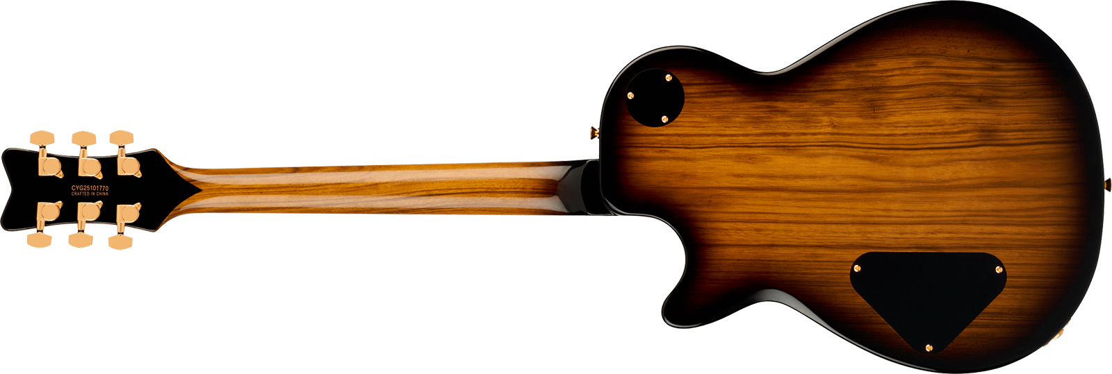 Gretsch Jet Black Limba Electromatic Ltd Chi 2h Ht Eb - Sunburst - Single-Cut-E-Gitarre - Variation 1