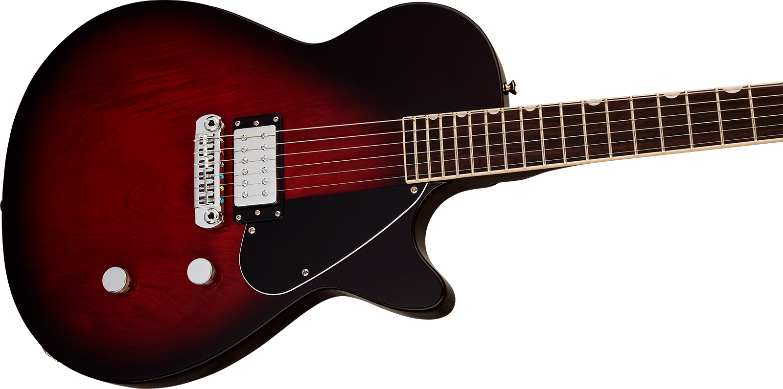 Gretsch Jet Club 1-pickup Electromatic 1h Ht Rw - Claret Burst - Single-Cut-E-Gitarre - Variation 2