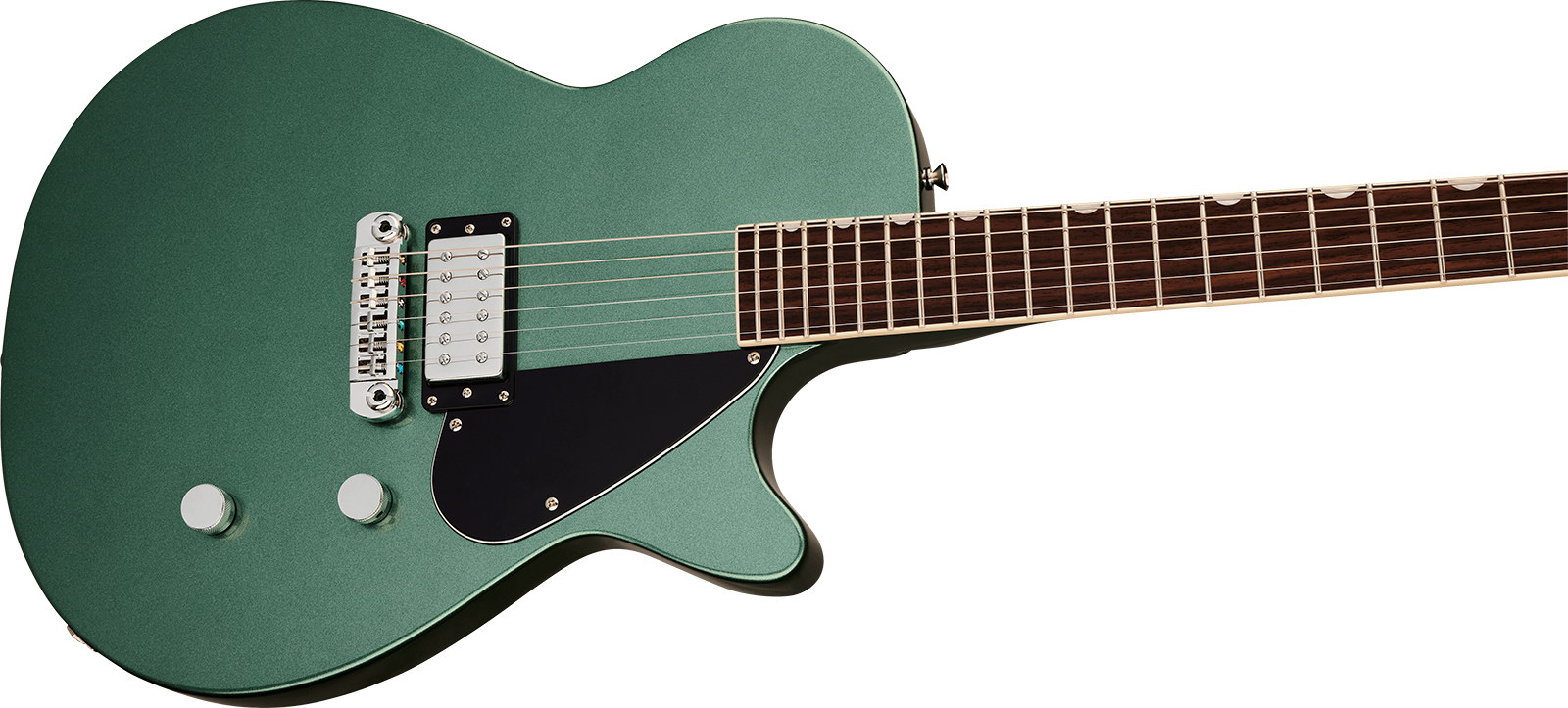 Gretsch Jet Club 1-pickup Electromatic 1h Ht Rw - Steel Olive - Single-Cut-E-Gitarre - Variation 2