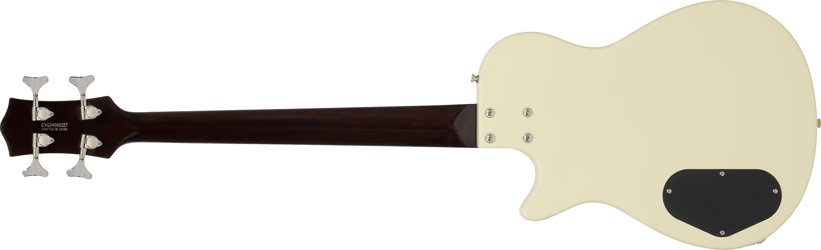 Gretsch Jet Club Bass Single-cut Streamliner Shsc Lau - Vintage White - Solidbody E-bass - Variation 1