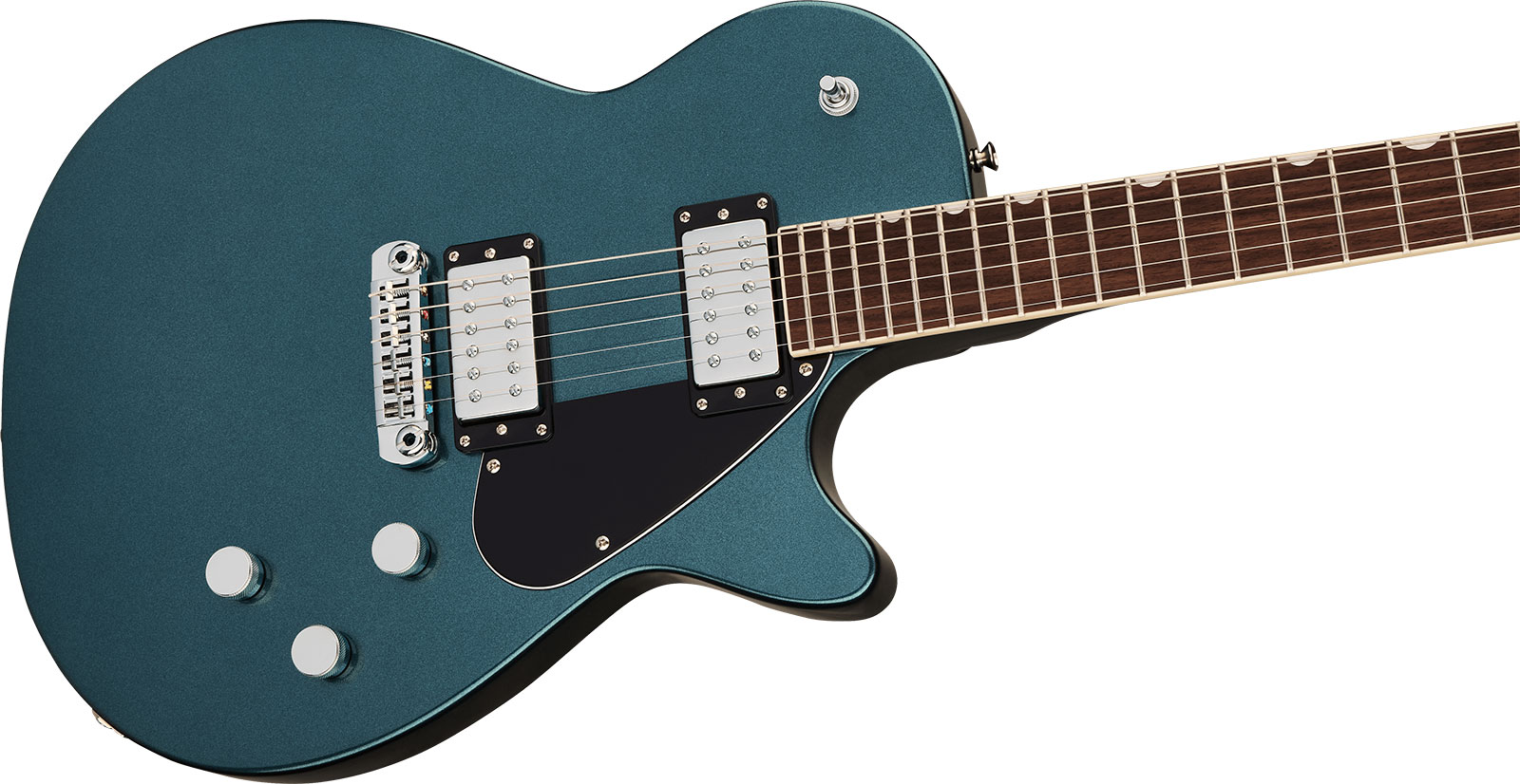 Gretsch Jet Club Electromatic 2h Ht Rw - Druid Green - Single-Cut-E-Gitarre - Variation 2