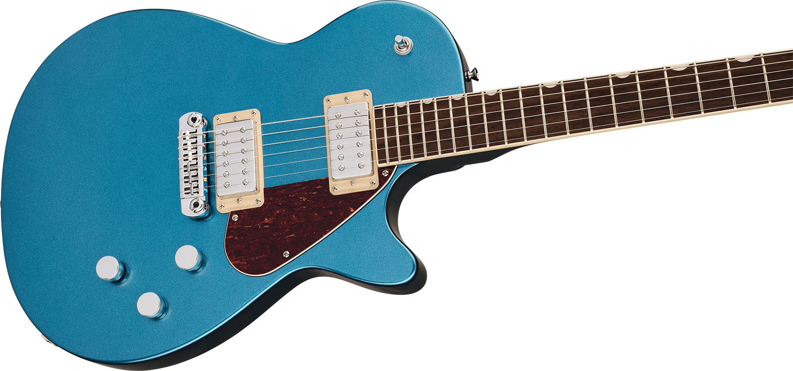 Gretsch Jet Club Electromatic 2h Ht Rw - Riviera Blue - Single-Cut-E-Gitarre - Variation 2