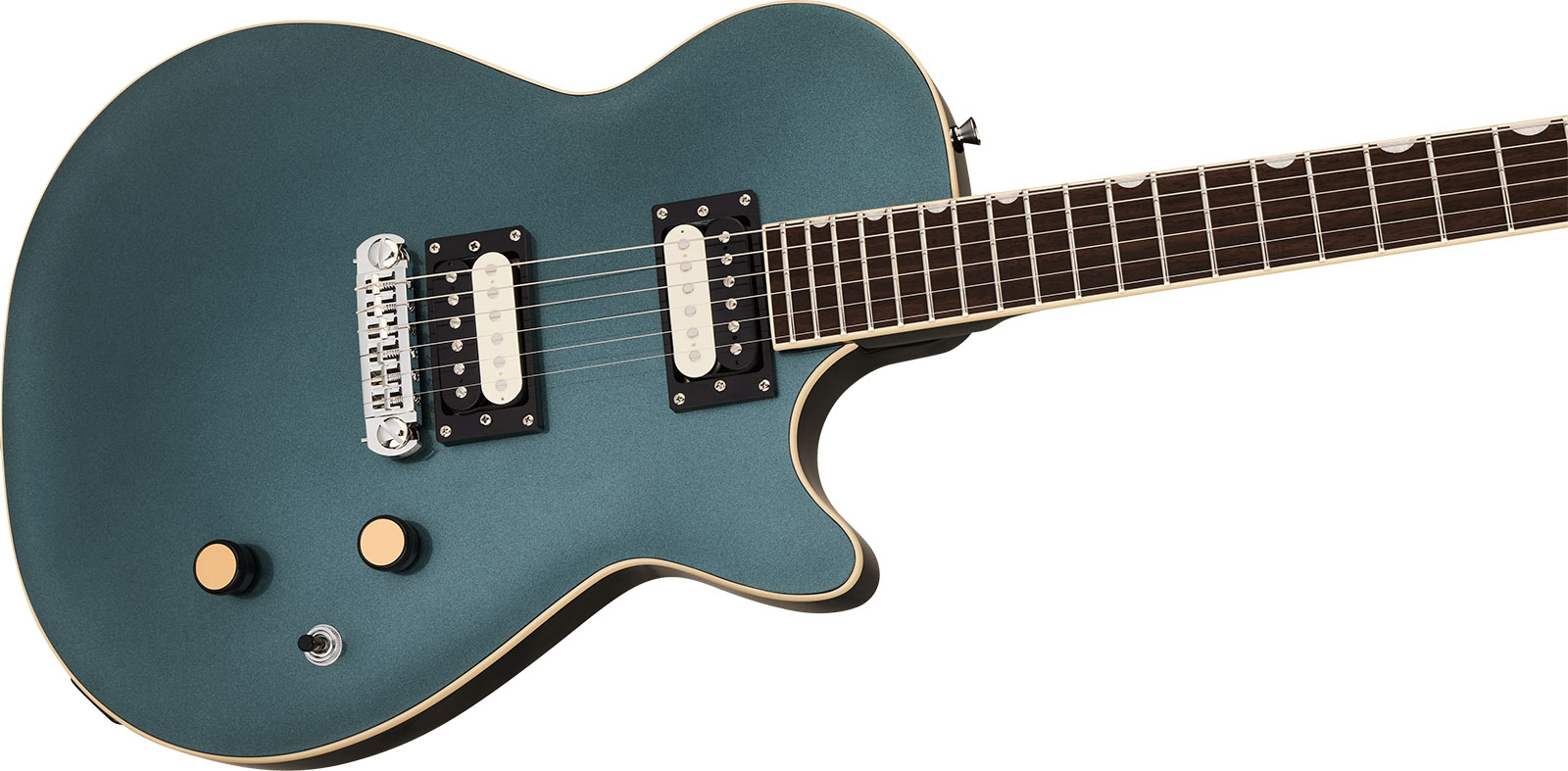 Gretsch Jet Streamliner 2h Ht Lau - Gunmetal - Single-Cut-E-Gitarre - Variation 2