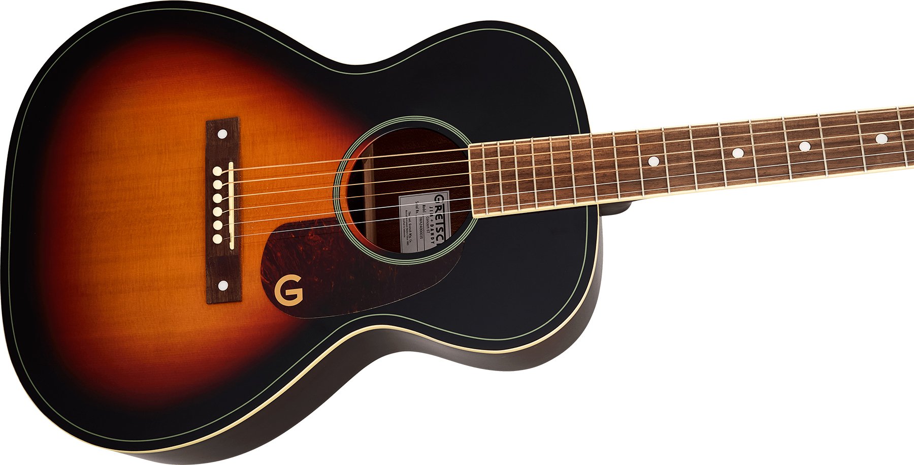 Gretsch Jim Dandy Concert Solid Top Ltd Epicea Sapele Noy - Heritage Burst - Folk-Gitarre - Variation 2