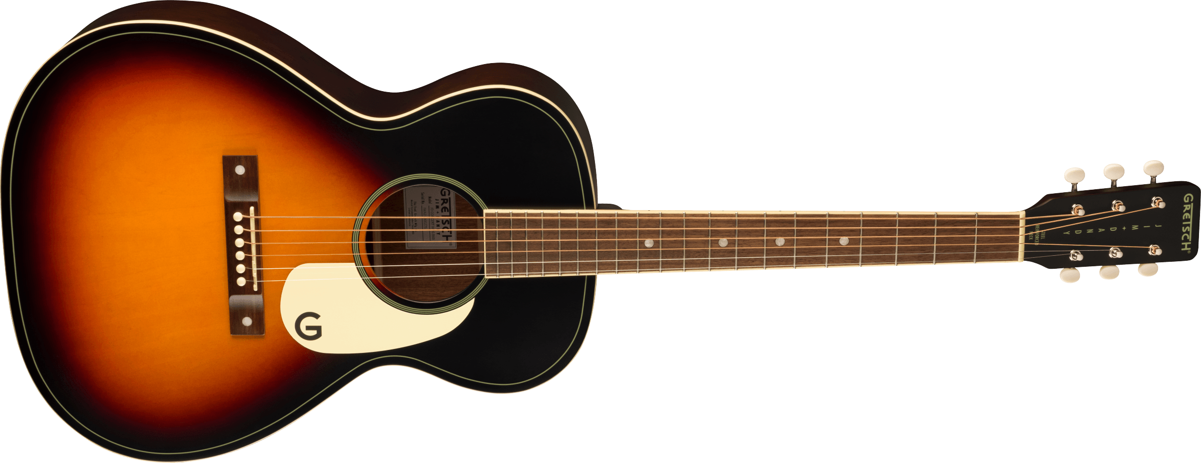 Gretsch Jim Dandy Concert Tout Tilleul Noy - Rex Burst - Folk-Gitarre - Variation 2