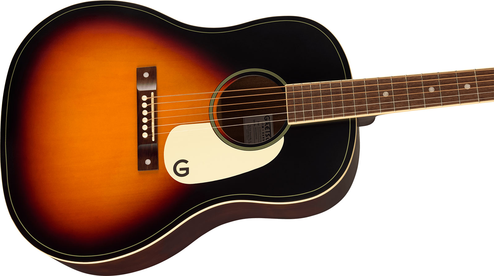 Gretsch Jim Dandy Dreadnought Tout Tilleul Noy - Rex Burst - Western-Reisegitarre - Variation 2