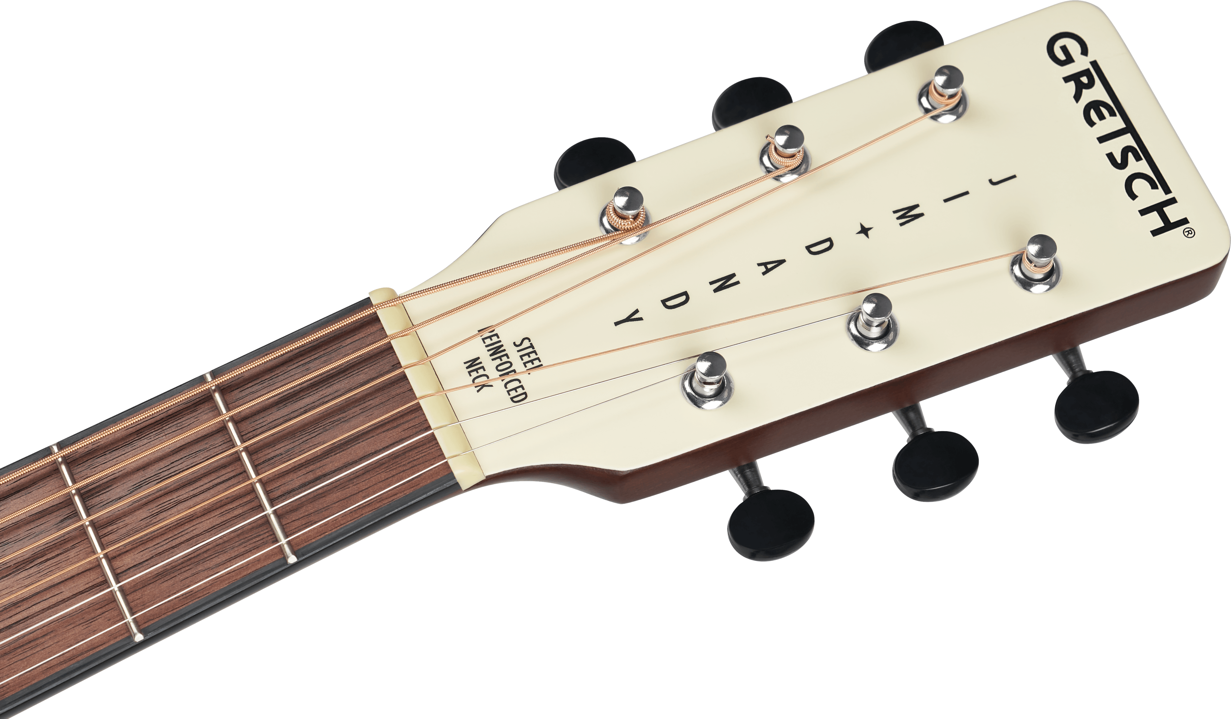 Gretsch Jim Dandy Parlor Ltd Sapele Wal - Vintage White - Folk-Gitarre - Variation 3