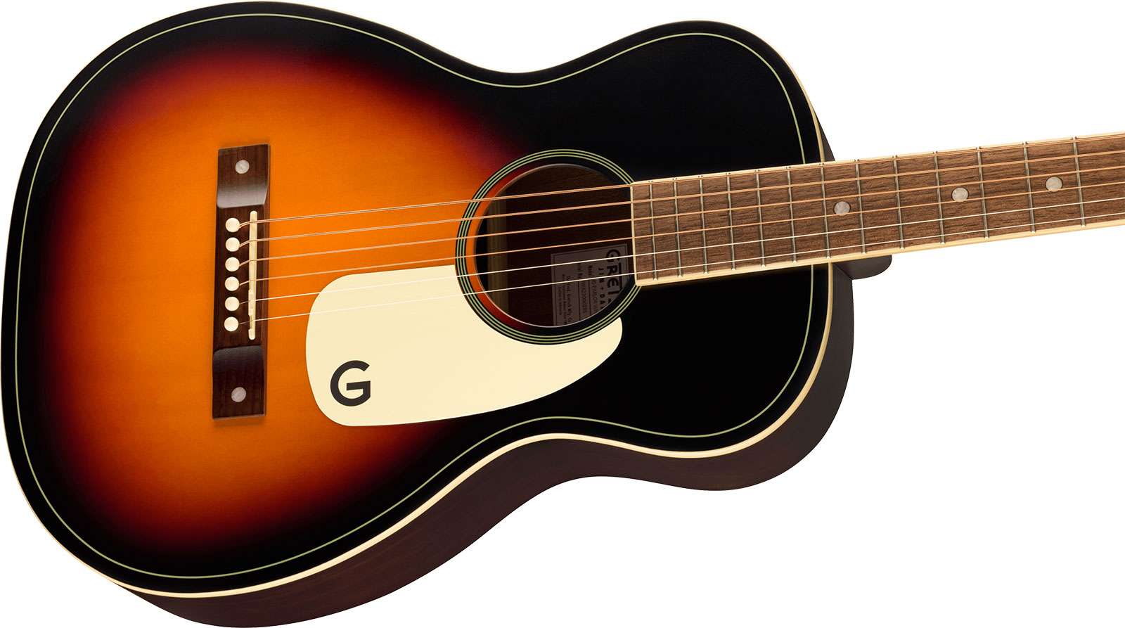 Gretsch Jim Dandy Parlor Tout Tilleul Noy - Rex Burst Semi Gloss - Western-Reisegitarre - Variation 2