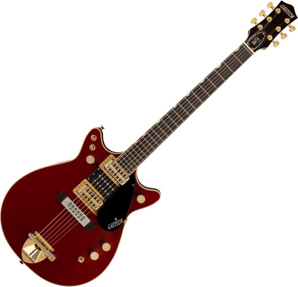 Solidbody e-gitarre Gretsch Malcolm Young G6131-MY-RB Jet Ltd - Vintage firebird red