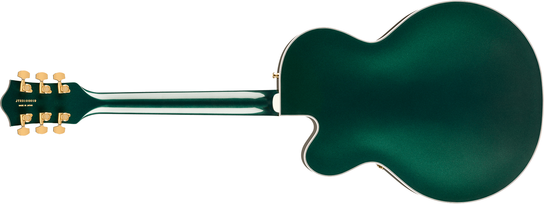 Gretsch Nashville Hollow Body Bigsby Gh Pro Jap 2h Trem Eb - Cadillac Green - Semi-Hollow E-Gitarre - Variation 1