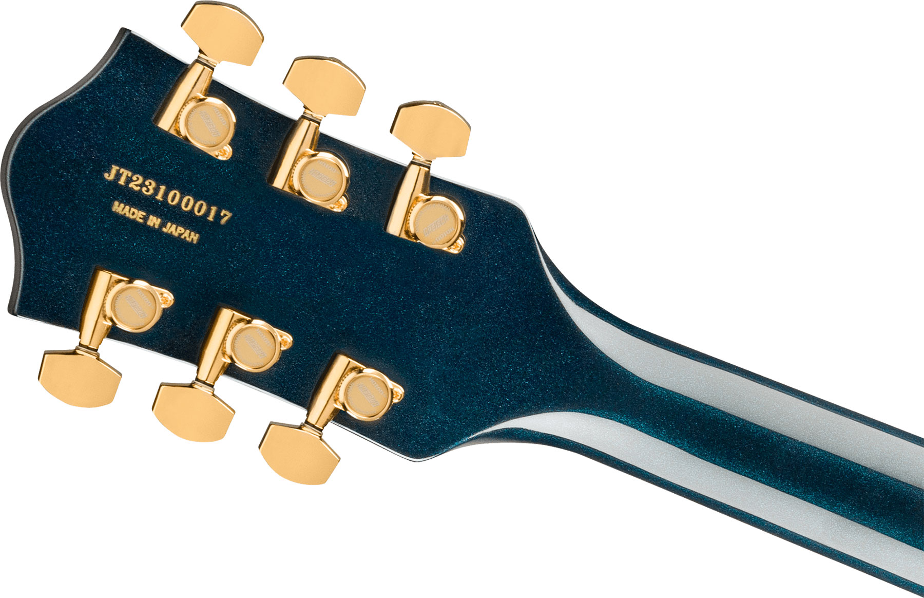 Gretsch Nashville Hollow Body Bigsby Gh Pro Jap 2h Trem Eb - Midnight Sapphire - Semi-Hollow E-Gitarre - Variation 3