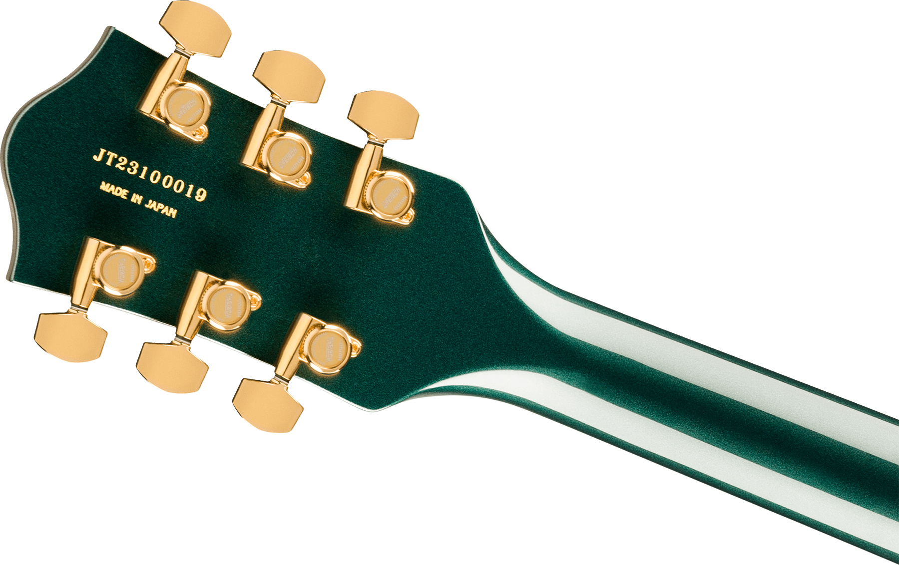 Gretsch Nashville Hollow Body Bigsby Gh Pro Jap 2h Trem Eb - Cadillac Green - Semi-Hollow E-Gitarre - Variation 3