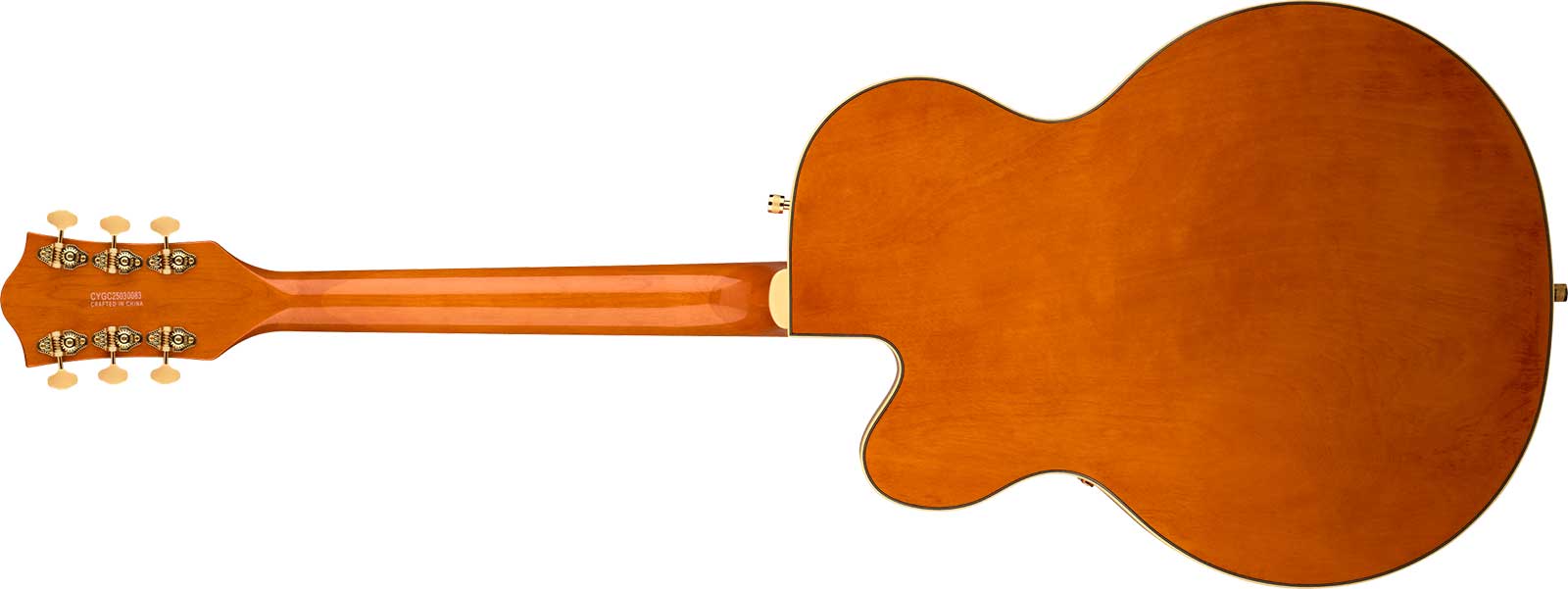 Gretsch Nashville Hollow Body Sc Bigsby Synchromatic 2h Trem Eb - 50's Orange Stain - Semi-Hollow E-Gitarre - Variation 1