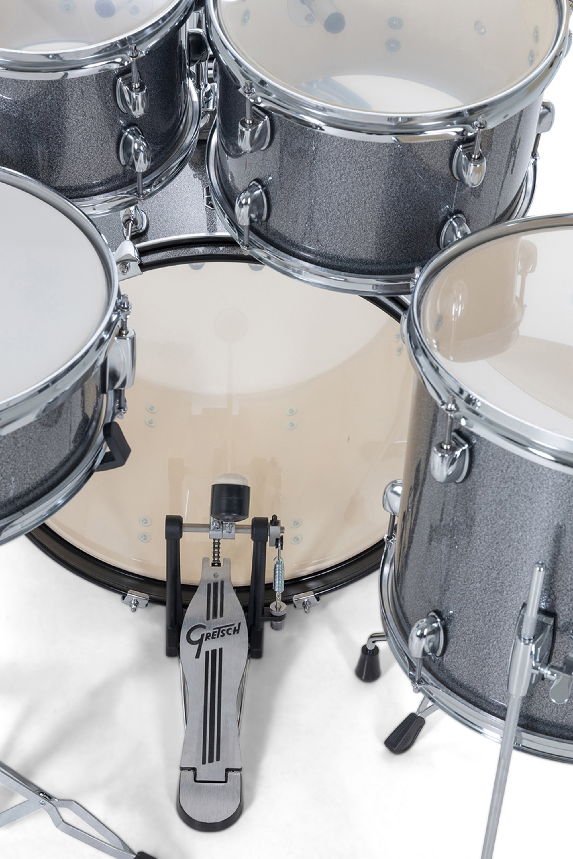 Gretsch Renegade 20'' - 5 FÛts - Grey Sparkle - Akustik Schlagzeug Fusion - Variation 6