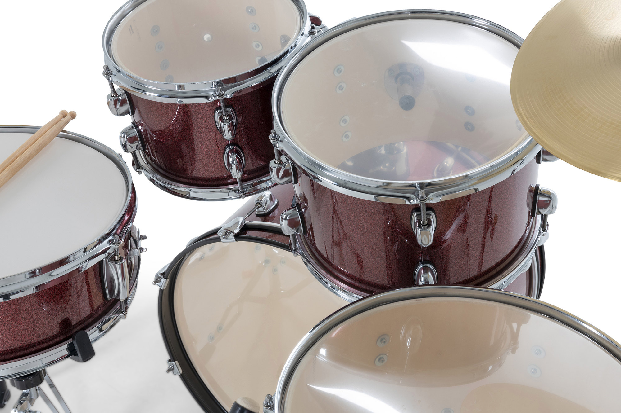 Gretsch Renegade 20'' - 5 FÛts - Ruby Sparkle - Akustik Schlagzeug Fusion - Variation 6