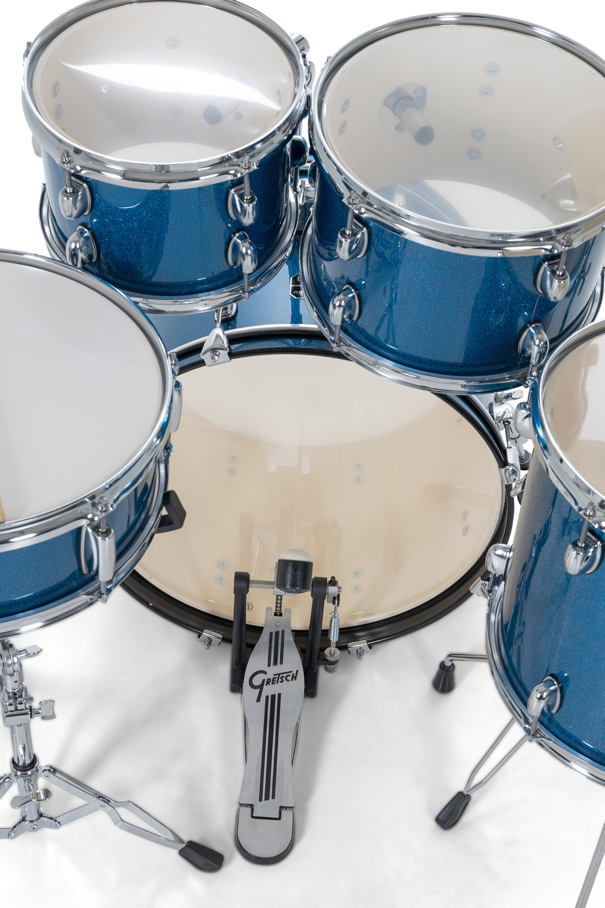 Gretsch Renegade 20'' - 5 FÛts - Blue Sparkle - Akustik Schlagzeug Fusion - Variation 6