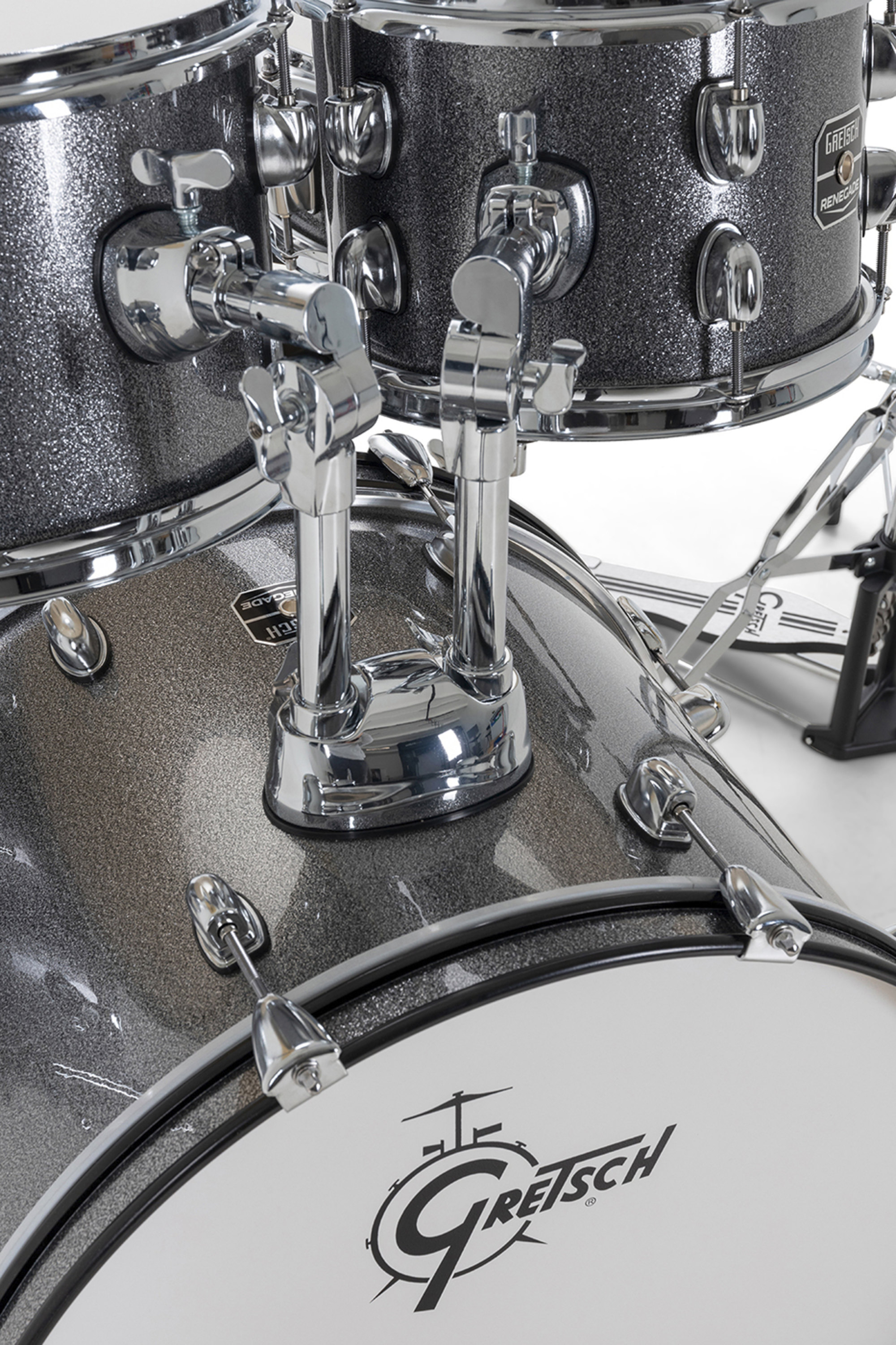 Gretsch Renegade 20'' - 5 FÛts - Grey Sparkle - Akustik Schlagzeug Fusion - Variation 7
