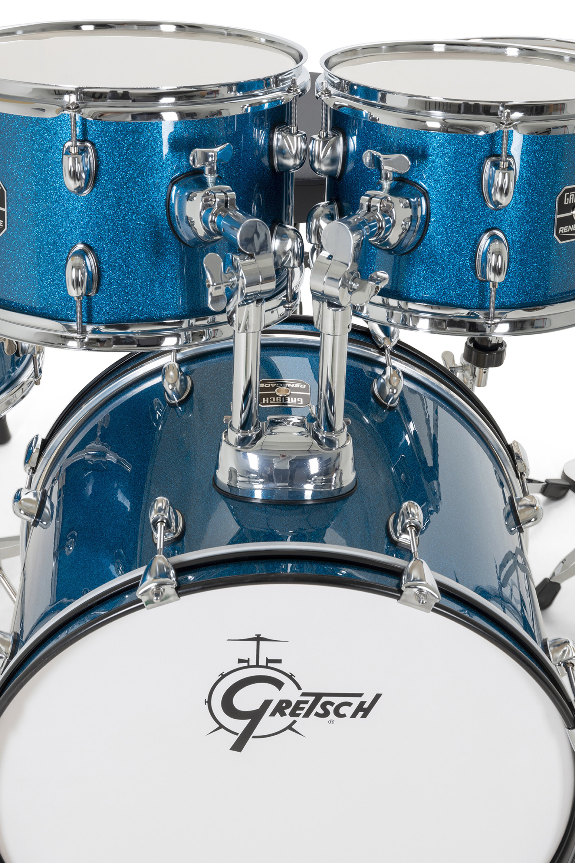 Gretsch Renegade 20'' - 5 FÛts - Blue Sparkle - Akustik Schlagzeug Fusion - Variation 7