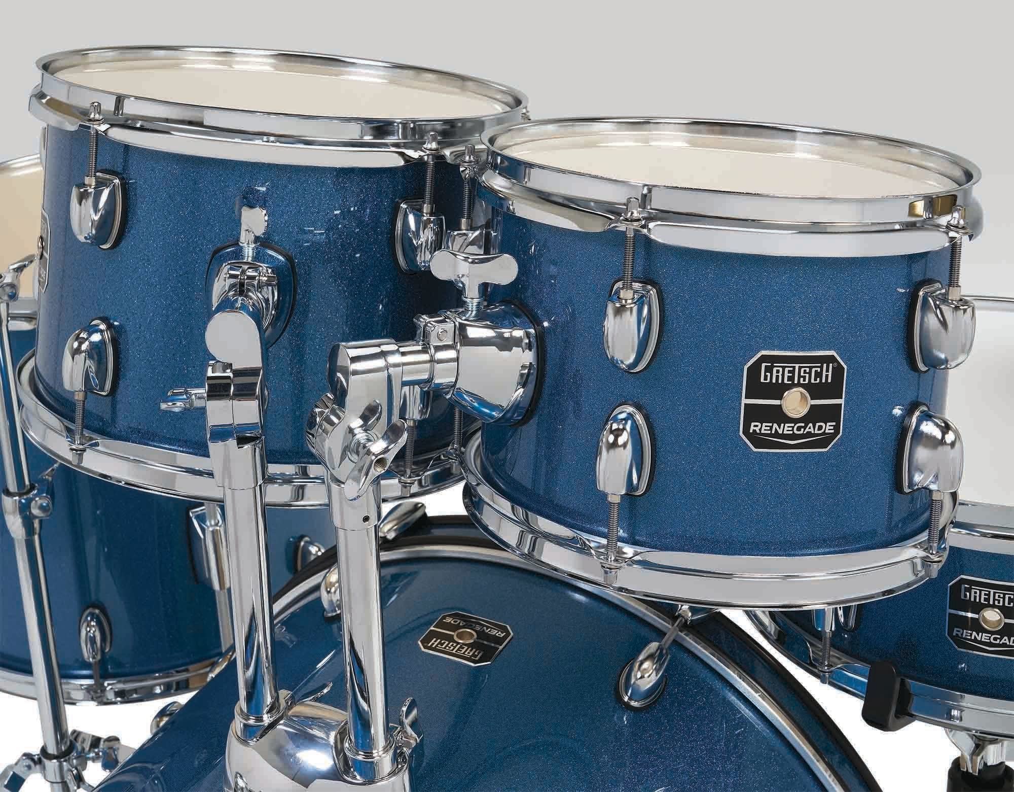 Gretsch Renegade 22'' - 5 FÛts - Blue Sparkle - Akustik Schlagzeug Rock - Variation 3